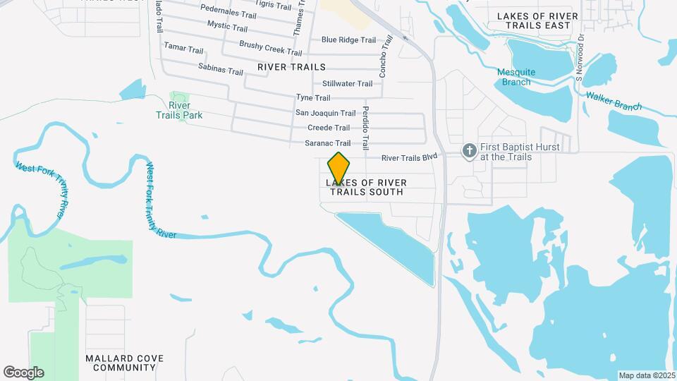 9008 Winding River Dr Map and Location Details