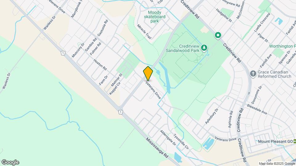 195 Veterans Drive Map and Location Details