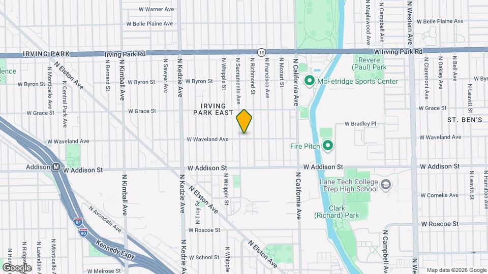 2950 W Waveland Ave Map and Location Details