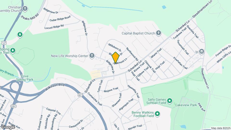 114 Oakmont Ln Map and Location Details