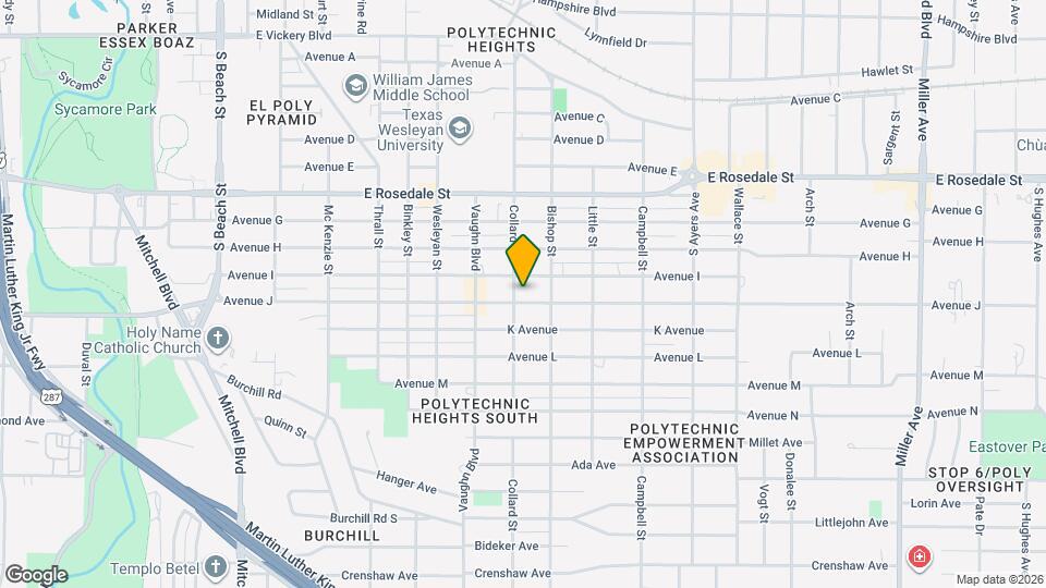 3305 Avenue J Map and Location Details