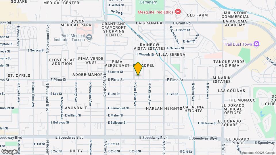 5711 E Pima St Mapa y Detalles de la Ubicación