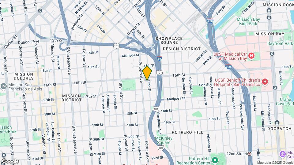 328 Utah St, Unit 328 Map and Location Details
