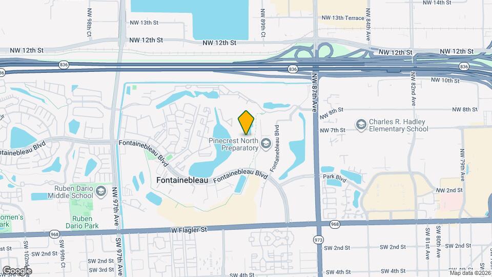 9175 Fontainebleau Blvd Map and Location Details