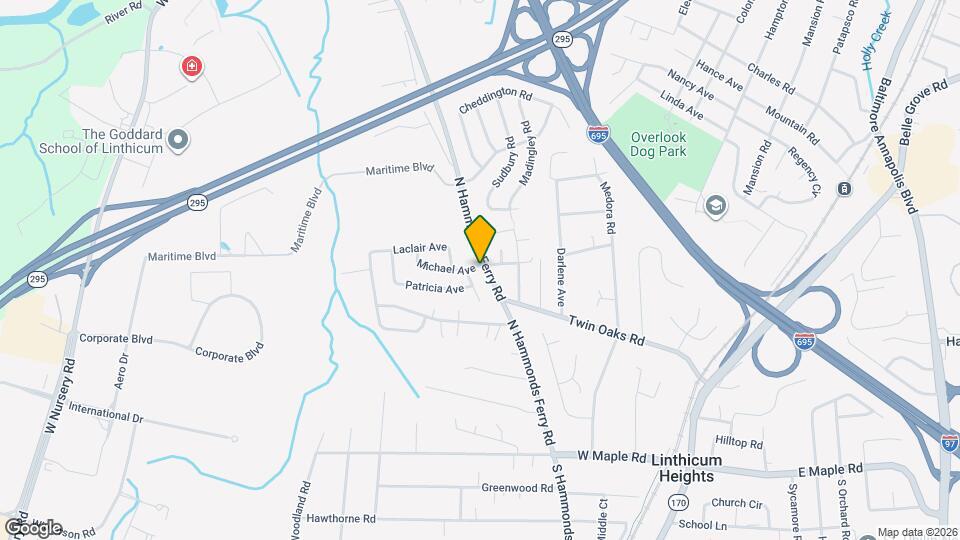 312 N Hammonds Ferry Rd Map and Location Details