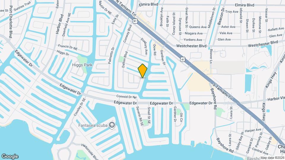 Waterfront Pool Home in Port Charlotte, Unit 433 Map and Location Details