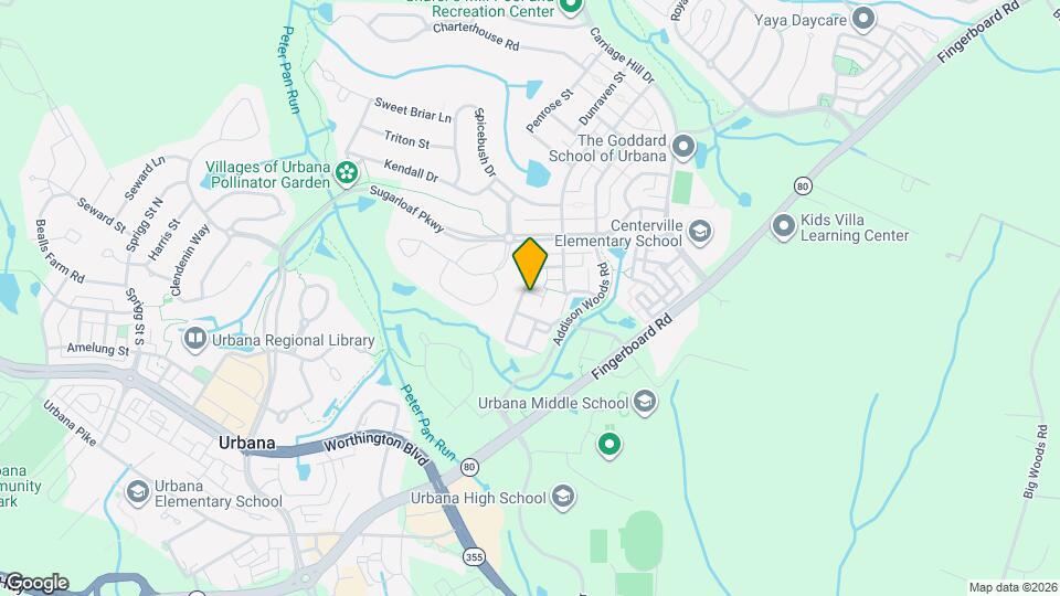 9505 Ward Pl Mapa y Detalles de la Ubicación