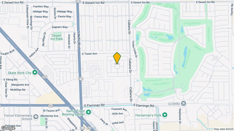 5303 E Twain Ave Map and Location Details
