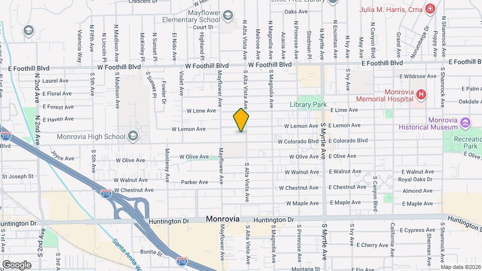 517 1/2 S Alta Vista Ave Mapa y Detalles de la Ubicación