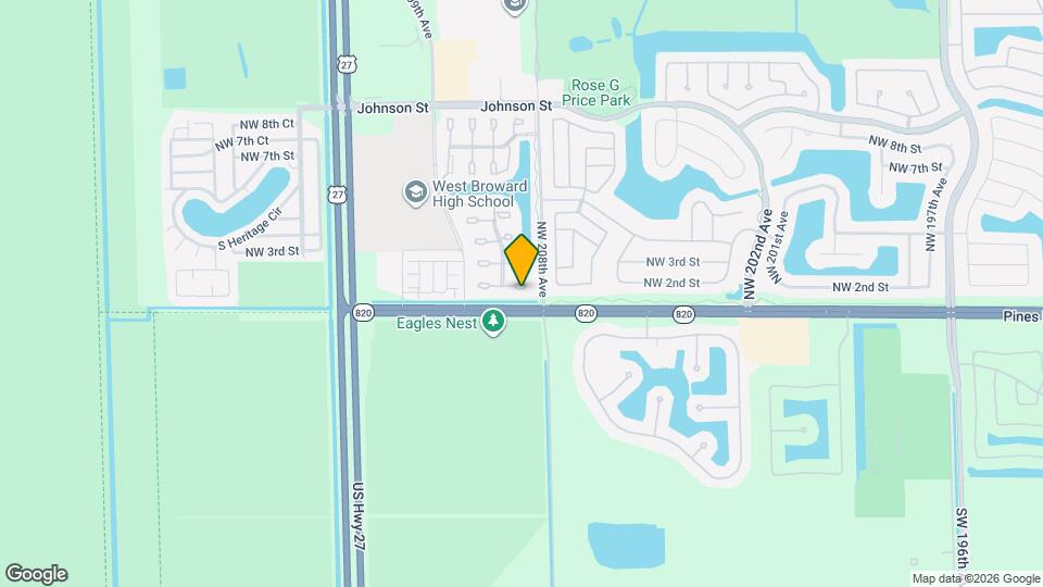 20808 NW 1st St Map and Location Details