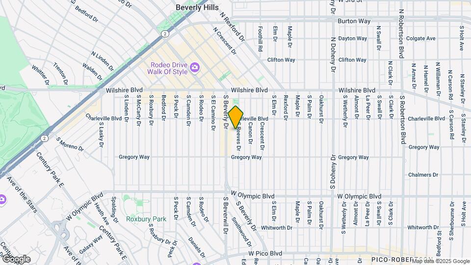 225 S Reeves Dr Map and Location Details