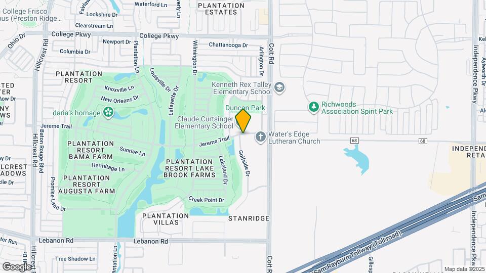 5474 Golfside Dr Map and Location Details
