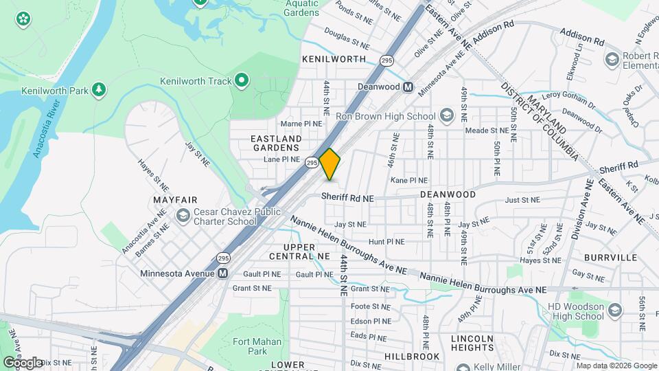 4421 Kane Pl NE Map and Location Details