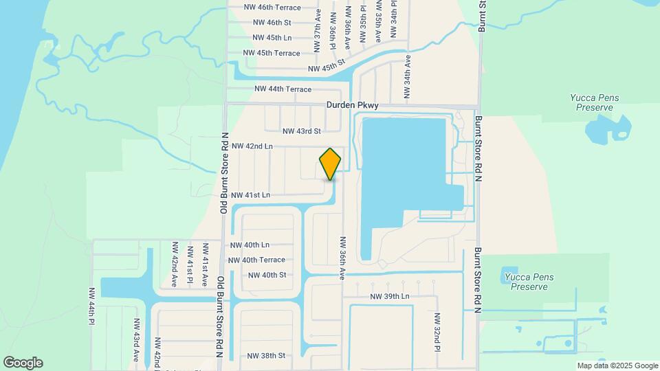 4127 NW 36th Pl Map and Location Details