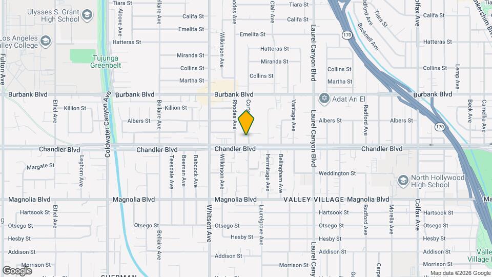 5415 Corteen Pl Map and Location Details