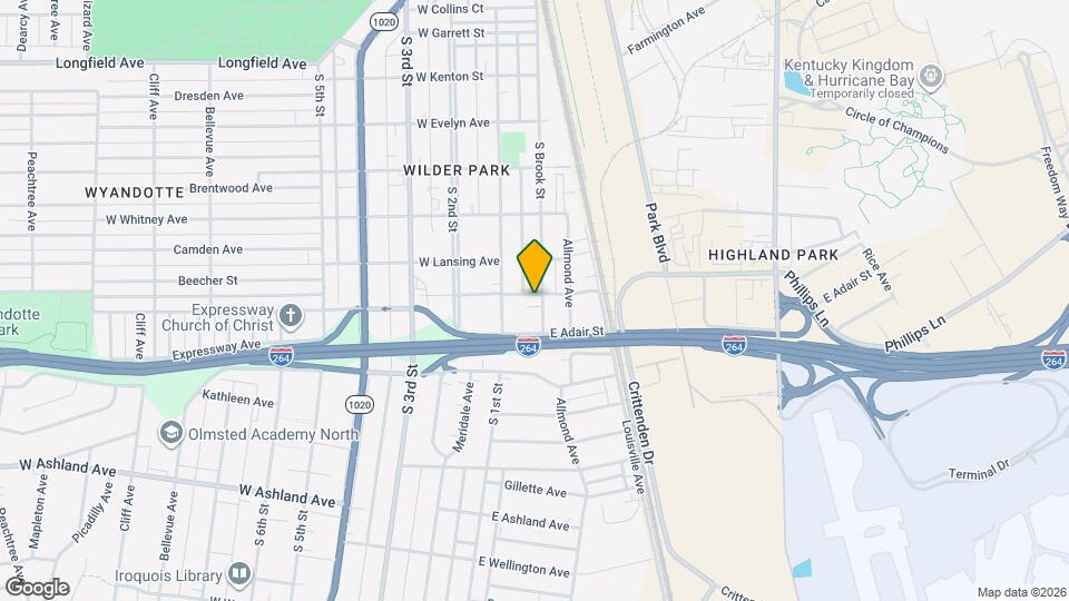 114 E Florence Ave Map and Location Details