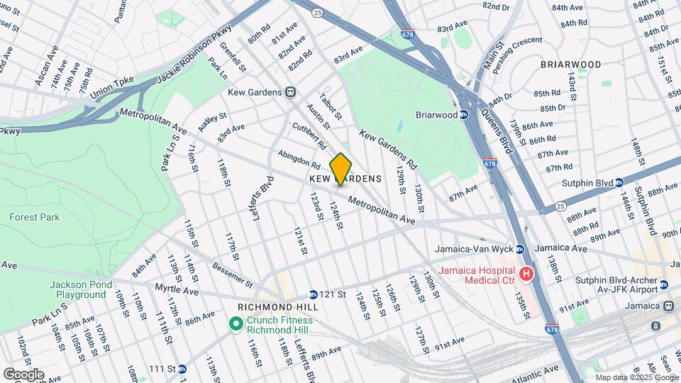 124-01 Metropolitan Ave Map and Location Details