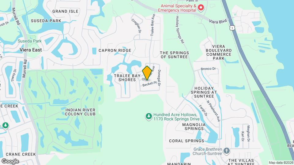 1202 Becket Pl Map and Location Details