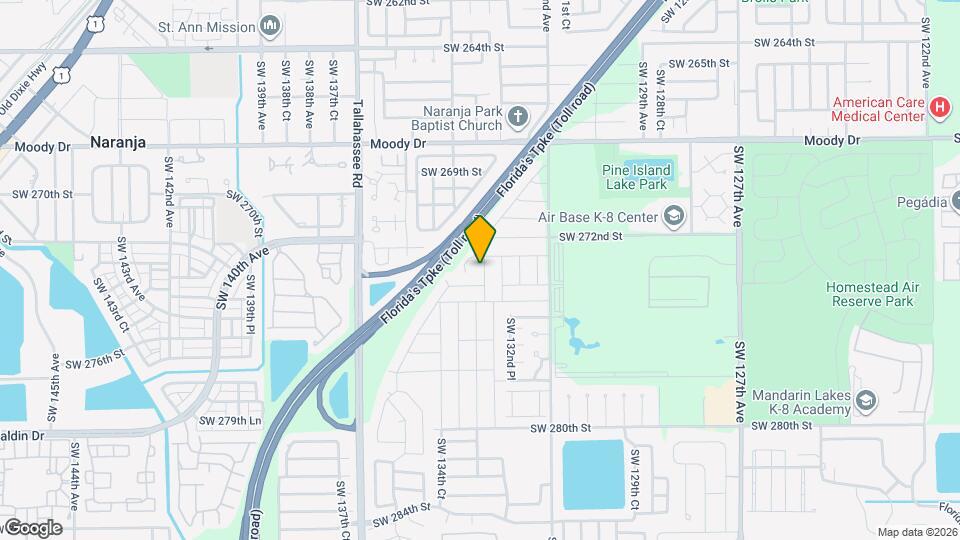 23382 SW 133rd Ct Map and Location Details
