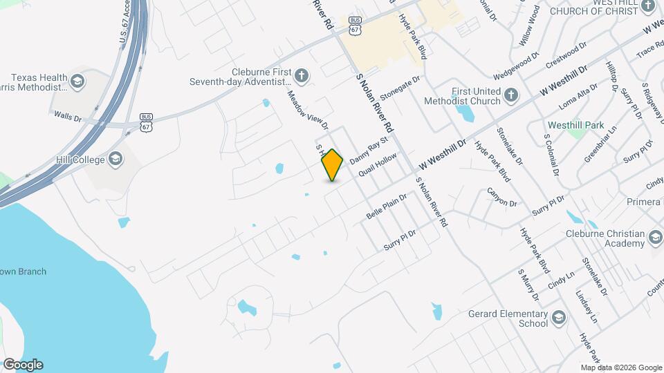 1810 Quail Hollow Map and Location Details