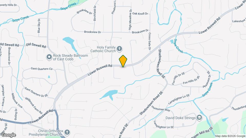 3400 Lower Roswell Rd Map and Location Details