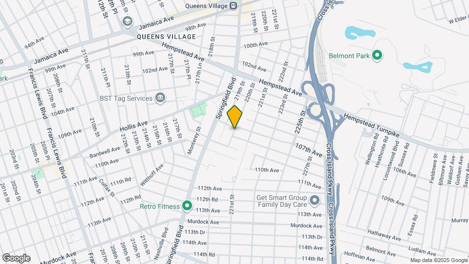 10713 220th St, Unit Queens 4 Bed 2Bath Mapa y Detalles de la Ubicación