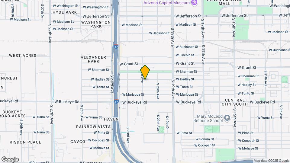 2041 W Hadley St Map and Location Details