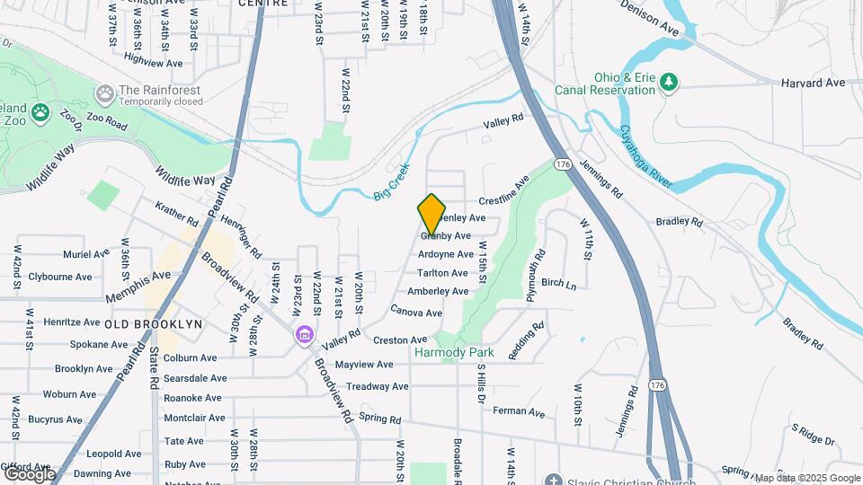 1717 Granby Ave, Unit 2/Up Map and Location Details