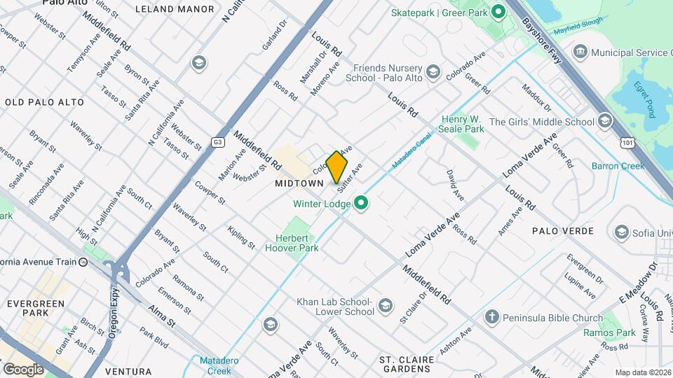 Sutter Gardens Map and Location Details