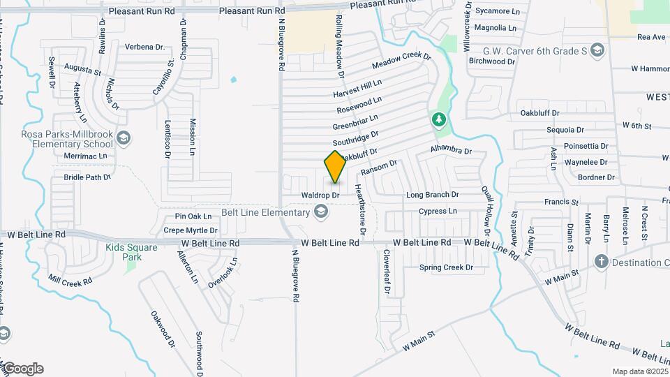 607 Pewitt Ln Mapa y Detalles de la Ubicación
