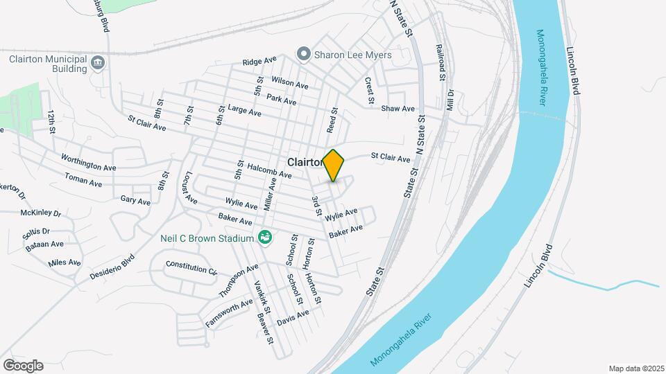 634-636 1/2 Reed St Map and Location Details