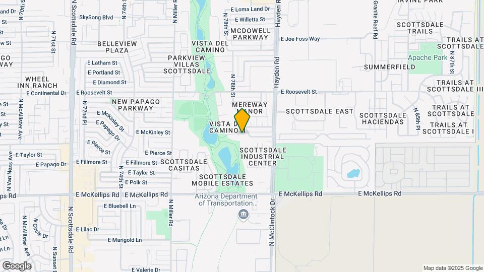 7740 E McKinley St Mapa y Detalles de la Ubicación