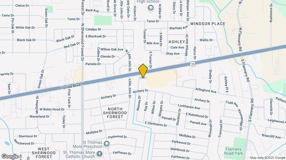 12020 Florida Blvd Mapa y Detalles de la Ubicación