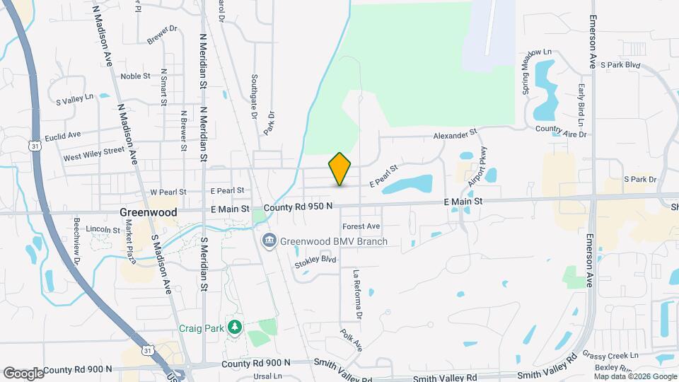 501 E Pearl St Map and Location Details