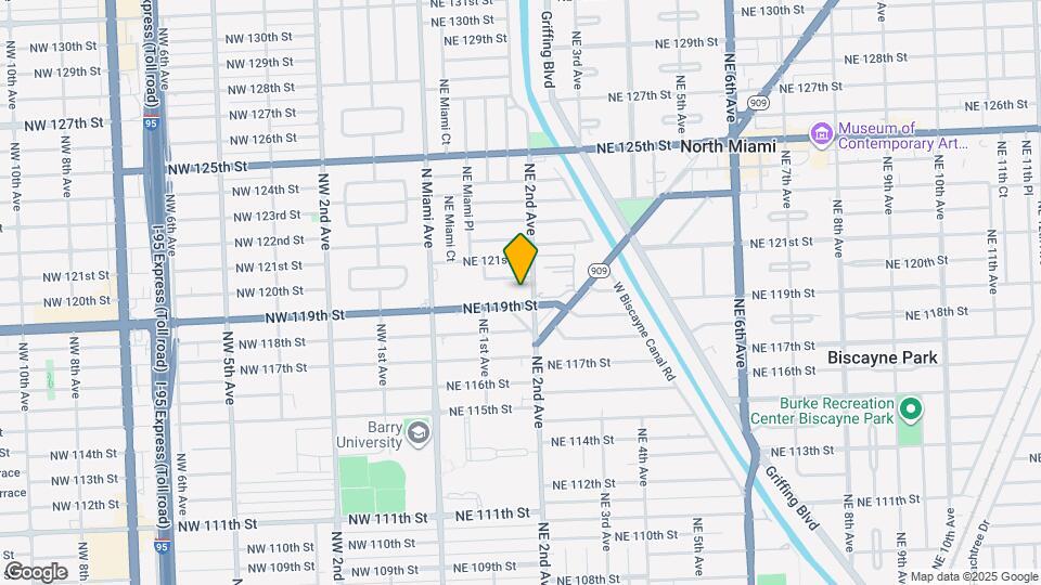 11950 NE 2nd Ave Map and Location Details