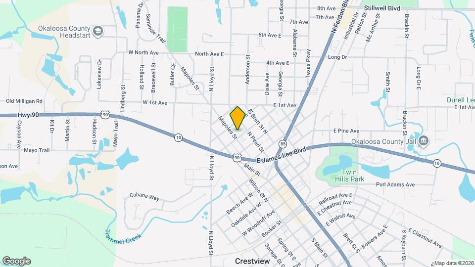 909 Mapoles St Map and Location Details