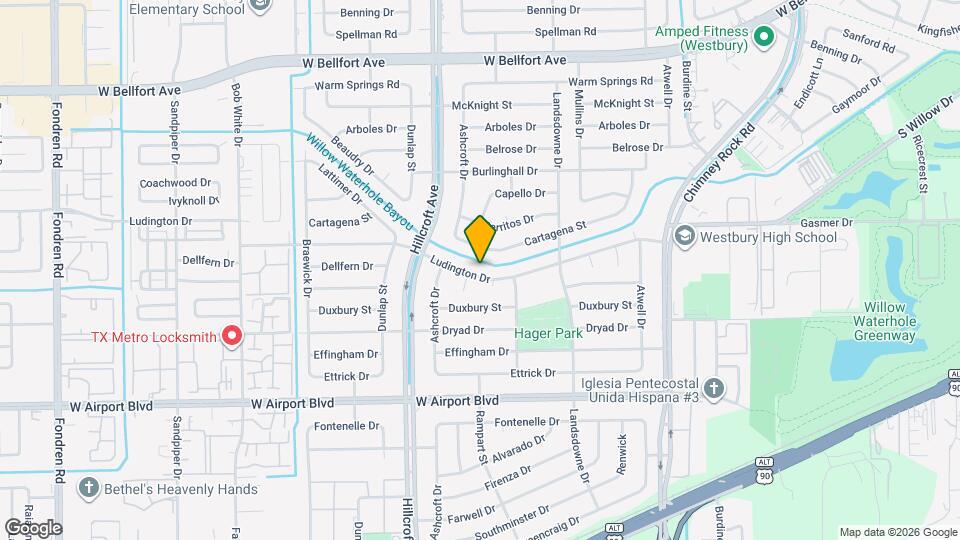 5806 Ludington Dr Map and Location Details