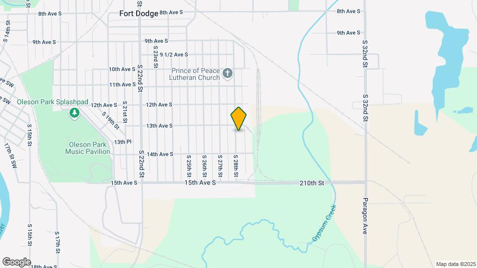 1317 S 28th St Map and Location Details