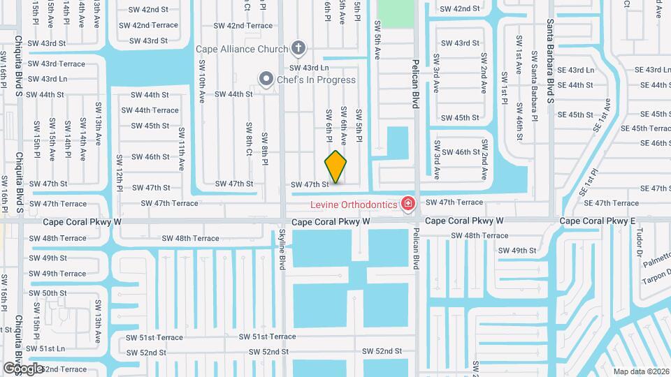 610 SW 47th St Mapa y Detalles de la Ubicación