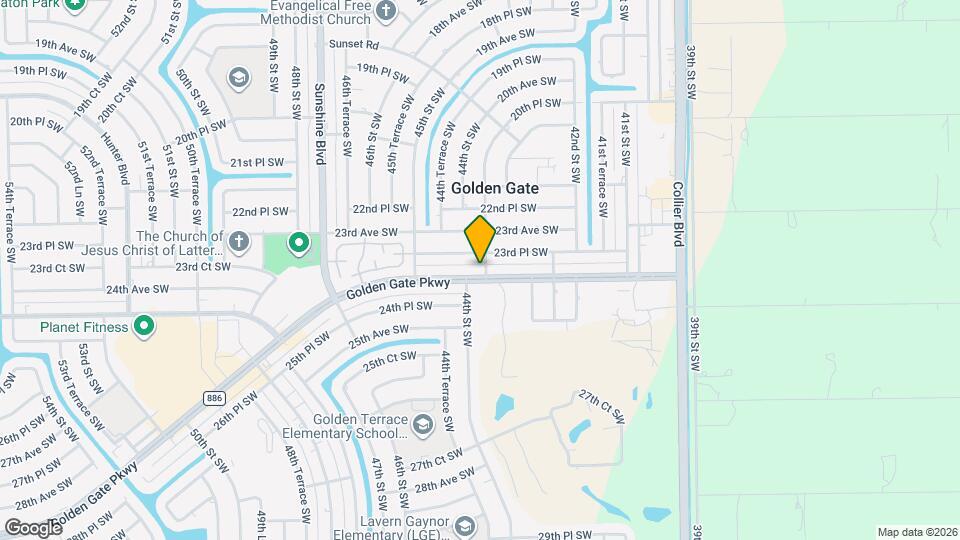 4375 Golden Gate Pkwy Map and Location Details