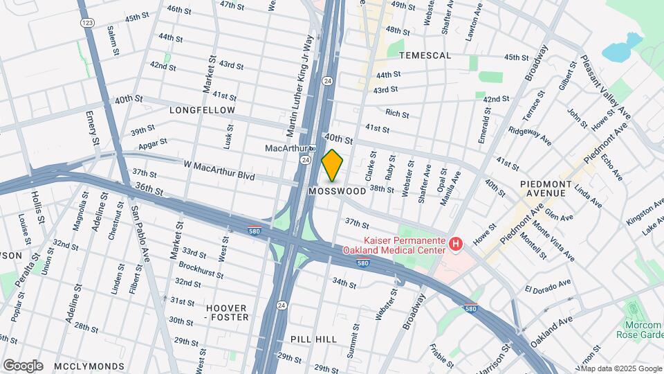 514-518 W MacArthur Blvd Mapa y Detalles de la Ubicación