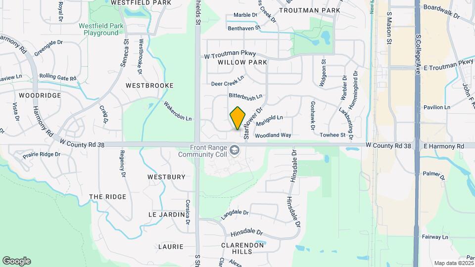 4521 Starflower Dr Map and Location Details