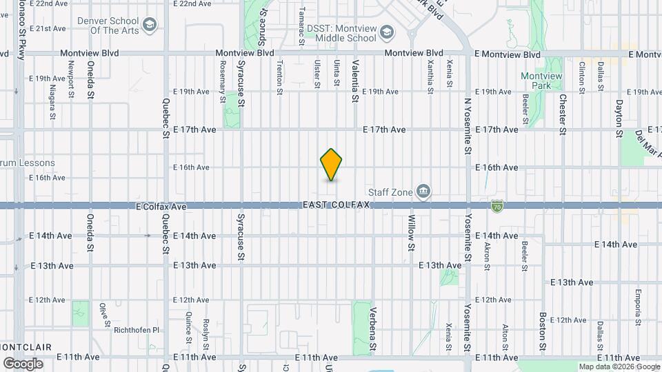 1537 Uinta St Map and Location Details