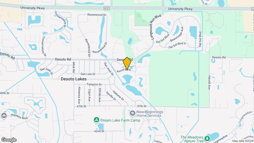 4518 Ascot Cir S Map and Location Details