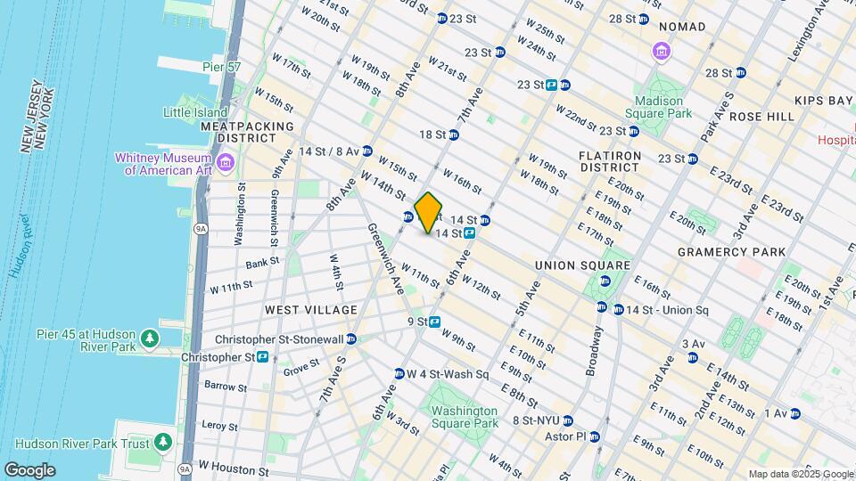 138 W 13th St Mapa y Detalles de la Ubicación