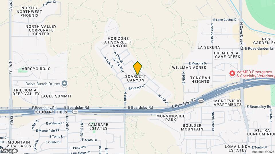 1711 E Mohawk Ln Map and Location Details