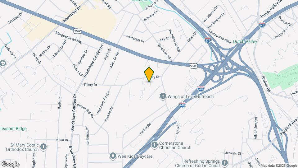 1315 Lucy Way Map and Location Details