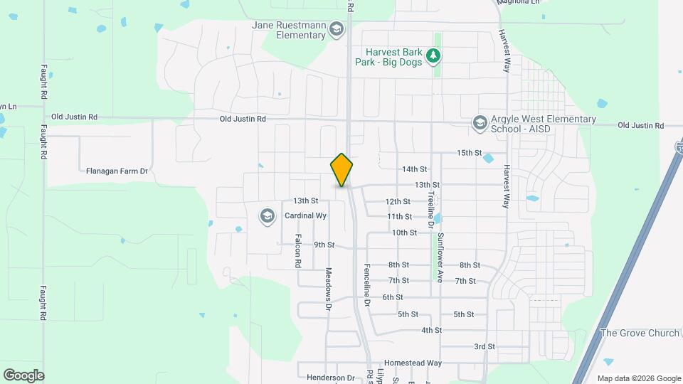 1308 Canary Ln Map and Location Details