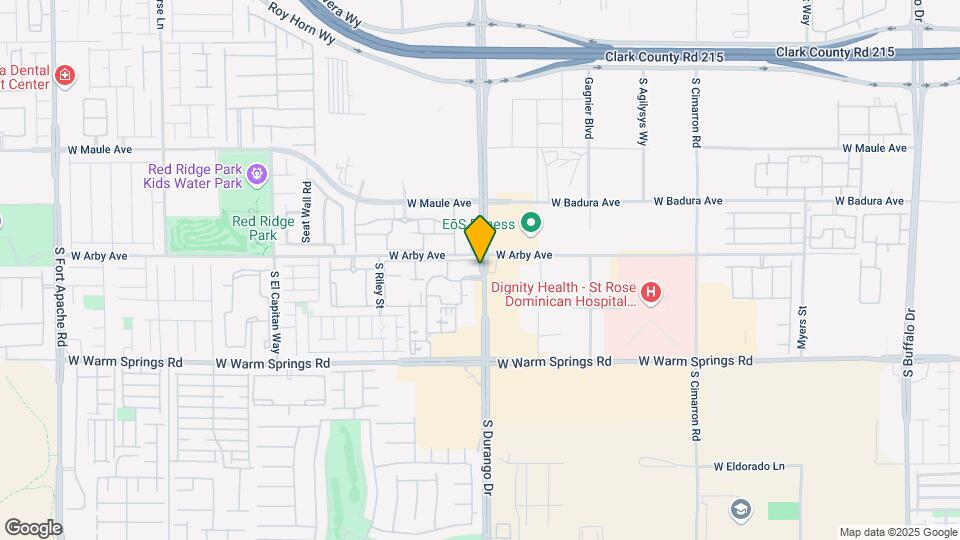 7105 S Durango Dr Map and Location Details