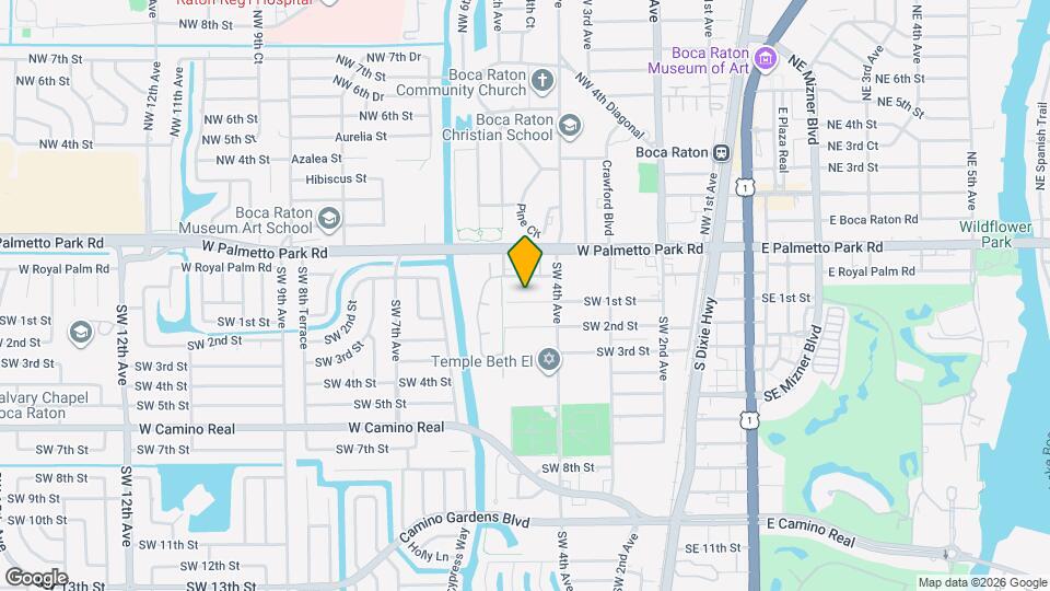 461 SW 1st St Map and Location Details